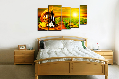 Модульная картина "Прекрасный урожай"