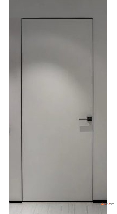 Дверь невидимка универсальная 57 мм скрытого монтажа левая (хром)