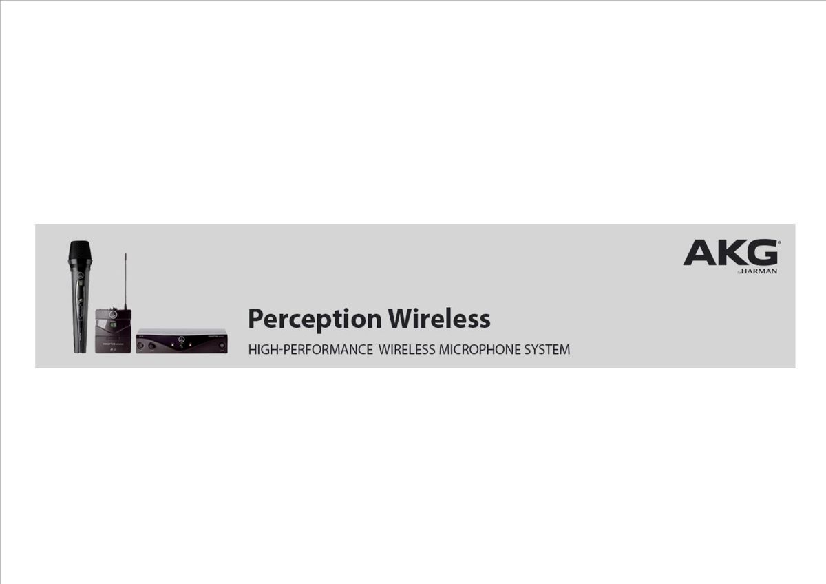 Серия микрофонов AKG Perception Wireless 45 Vocal Set 