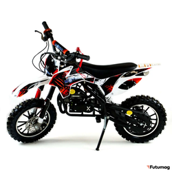 Мотоцикл миникросс MOTAX 50 (ES) Бело-красный