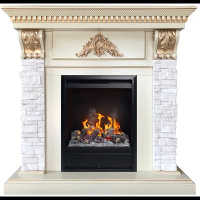 Электрокамин Бронкс WT с очагом 3D Olympic