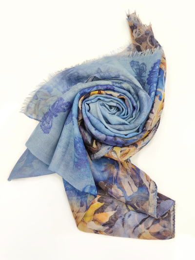 Павловопосадский палантин 10224-13