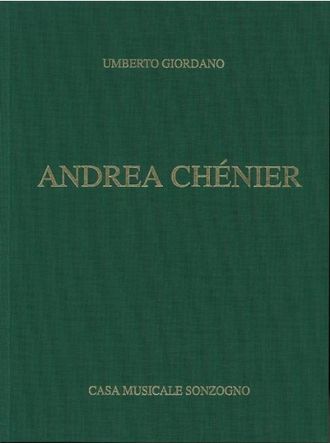 Giordano. Andrea Chénier Klavierauszug (it), gebunden