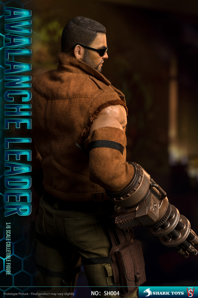 Баррет Уоллес (Final Fantasy VII Remake) - Коллекционная ФИГУРКА 1/6 Fantasy Reset - Avalanche Leader (SH004) - SHARKTOYS