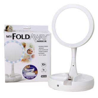 КОСМЕТИЧЕСКОЕ ЗЕРКАЛО С ПОДСВЕТКОЙ MY FOLDAWAY MIRROR ОПТОМ