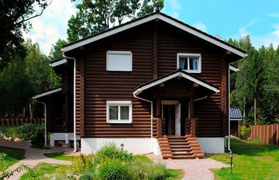 Дом из оцилиндрованного бревна ДБ-24, 190 м2