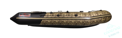 Лодка ПВХ Мастер Лодок Таймень NX3600НДНД Pro Камуфляж камыш / Черный