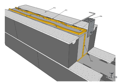 Крепежный элемент для окон и дверей RST (с винтом и шурупом)