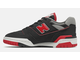 New Balance 550 Bred (Черные) сбоку