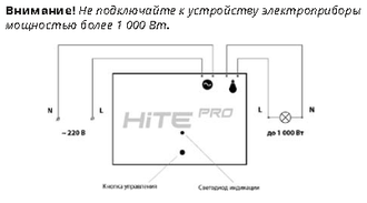 Радиовыключатель HiTE PRO LE-1