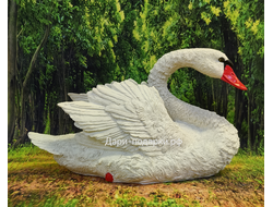 ЛЕБЕДЬ влюбленный 47*28 см  2 кг  полистоун Россия  2196/012563*