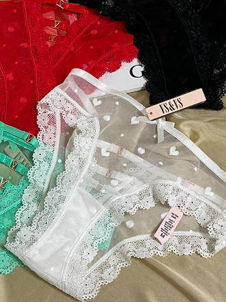 Трусы бразилиана в стиле Виктория Сикрет 3 шт (модификация 2)