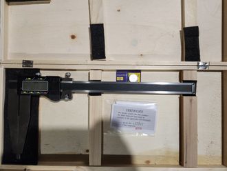 Штангенциркуль ШЦ-2 250 мм 0,01 электронный (Цифровой) с удлиненными губками 150 мм