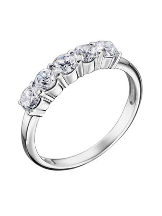 Золотое кольцо дорожка с бриллиантами арт. 810140.