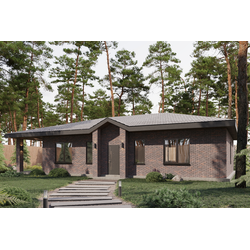 Одноэтажный дом с тремя спальнями 112.63м² (S30)