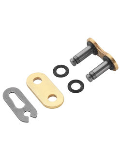 Замок цепи (золотой) RK GB520MXU-CL для цепей RK, тип GB520MXU (с сальниками UW-RING)