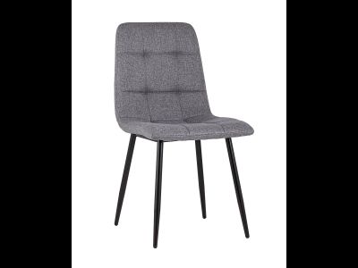 Стул Дублин, ткань серая (УВ777-16), строчка квадрат