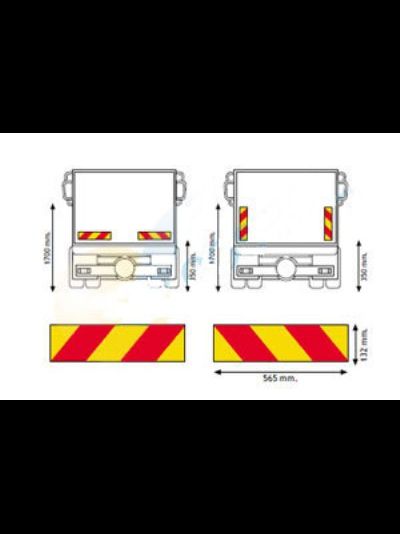 задние опознавательные знаки для тягача