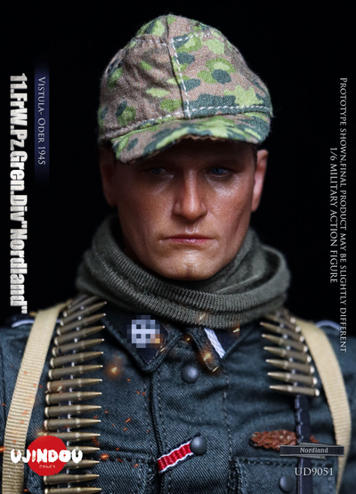 ПРЕДЗАКАЗ - Немецкий пулеметчик - Коллекционная ФИГУРА 1/6 Oder 1945  (UD9051) - UJINDOU ?ЦЕНА: 23700 РУБ.?