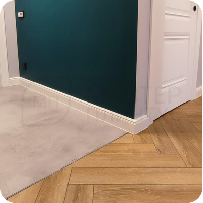 Плинтус ХДФ Dollken Cubu Hamburg Style 100мм Х 2,5 м 5012 Белый