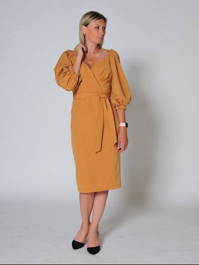 Платье: 678-0523 Горчица