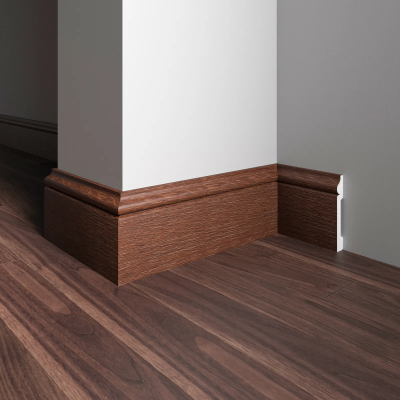 Напольный плинтус Decor-Dizayn 005-82SH, влагостойкий, ударопрочный, 2,4 метра