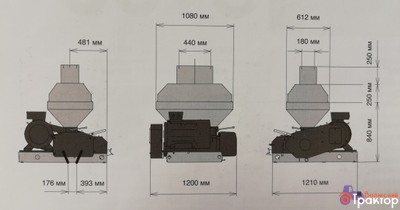 Вальцовая плющилка ROmiLL M600