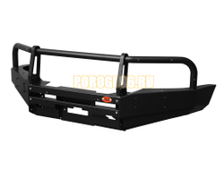 Передний силовой бампер серии Трофи на Nissan Patrol Y61 2004-2010 (02.009.11)