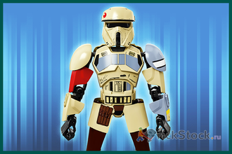 # 75523 Сборная Фигура «Штурмовик со Скарифа»  / “Scarif Stormtrooper” Buildable Action Figure