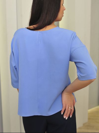 Блузка Арт: 694-1023-голубой
