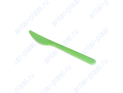 Нож пластиковый салатовый 18 см ПРЕМИУМ (50 шт.)