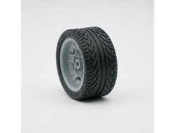 Tires and Hubs/ AN Cada56Ax4 КОМПЛЕКТ 4 шт покрышки CaDa Wheel 56 x 28 ZR Street с диском 43х26 мм в сборе  (АНАЛОГ) Light Bluish Gray  / AN SET, n/a (9969-1) / 8 шт.