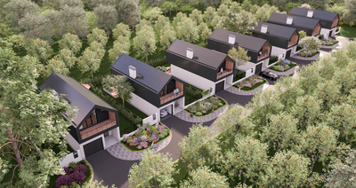 Продаётся земельный участок, площадью 3469 кв.м., в Батуми, в районе аэропорта,  с разрешением на строительство таунхаусов (с утвержденным проектом). Земля не сельскохозяйственного назначения.