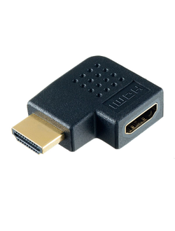 PERFEO Переходник угловой горизонтальный HDMI A вилка - HDMI A розетка (A7011)