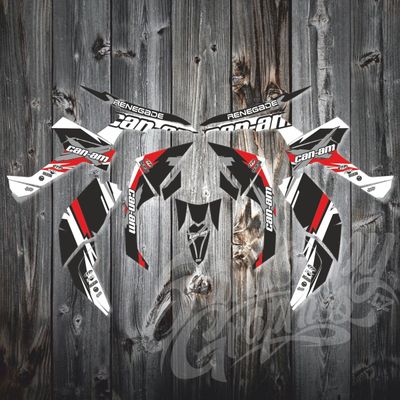 Наклейки на квадроцикл Can-am BPR Renegade #771