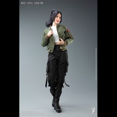 Женский комплект с курткой (оливковая) - 1/6 Fashion Jacket Set (VCL-1007B) - VERYCOOL