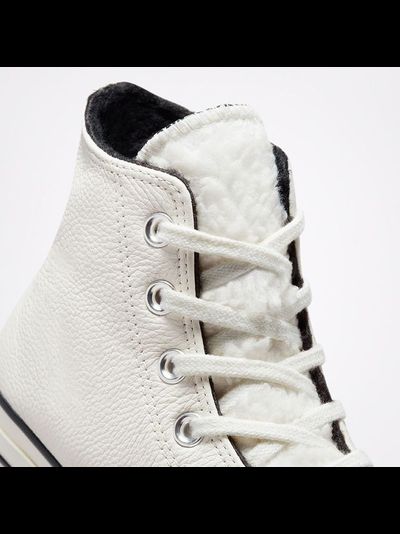 Кеды Converse Chuck 70 Sherpa Cozy Utility зимние белые высокие