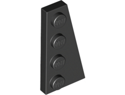 Wedge, Plate 4 x 2 Right, Black (41769 / 4160869)