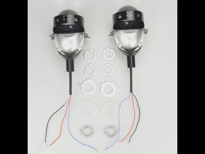 Светодиодные билед модули Aozoom A5+ Bi-Led 2020, 3.0 дюйма, 35w, 9-16v, крепление 3R и винтом, драйвер встроенный (комплект, 2шт)