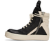 Кроссовки Rick Owens Black and Off-White Geobasket