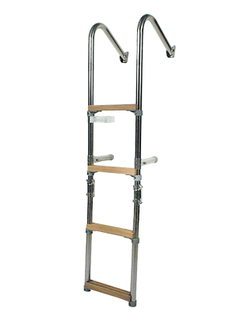 Трап металлический c тремя ступеньками