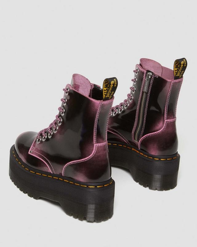 Ботинки Dr Martens Jadon Max Distressed Platforms Fondant Pink Arcadia