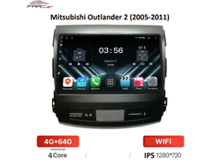 Штатная магнитола FarCar S280+ для Mitsubishi Outlander 2 XL (2005-2011) (4GB/64GB/WiFi/GPS/BT/IPS)
