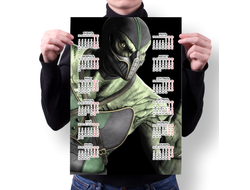 Календарь настенный Мортал Комбат, Mortal Kombat №25