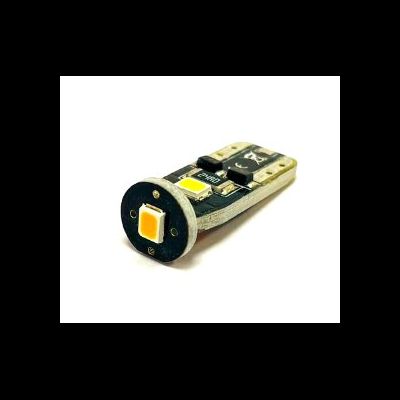 Светодиодная габаритная автолампа T10-3W-PY-8G (оранжевый), 1шт