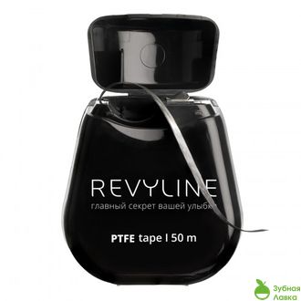 Зубная нить вощеная Revyline PTFE Black Rabbit Special Edition, мятная, 50 м