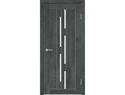 Дверь со стеклом ЭкоСтиль 37 темный бетон