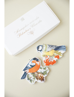 Комплект ёлочных игрушек "Птички"