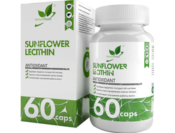 Лецитин подсолнечный (Sunflower lecithin), 60 кап. (NaturalSupp)