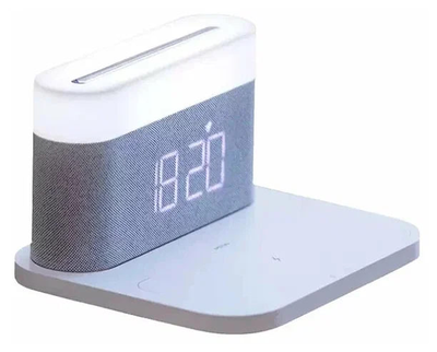 Ночник с часами Xiaomi Youpin VFZ для беспроводной зарядки C-WCLL-C01 White